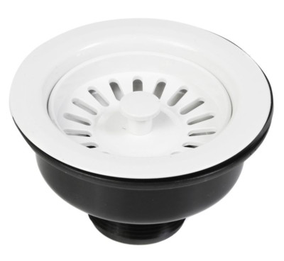 Küche Spüle Korb Sieb Ablauf Ablauf farbig weiß für 90 mm Loch