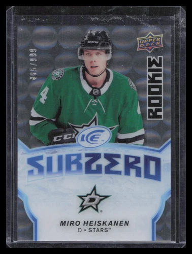 2018-19 Upper Deck Ice #SZ-37 Miro Heiskanen SubZero #/999