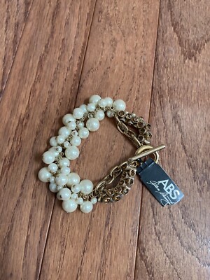 New with tags ABS by Allen Schwartz pearl bracelet