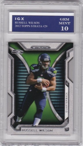 RUSSELL WILSON ROOKIE CARD 2012 Topps Strata GEM MINT 10 Football RC $$ Seahawks - 第 1/1 張圖片