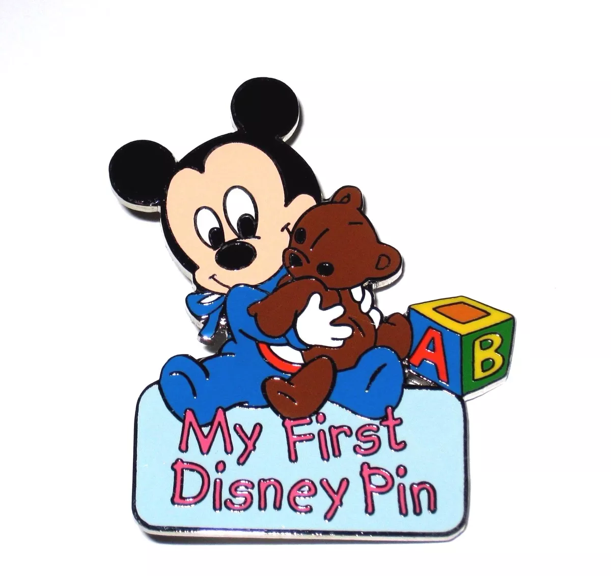 RARE LE 100 Disney Auction Pin Mickey Mouse First Teddy Bear