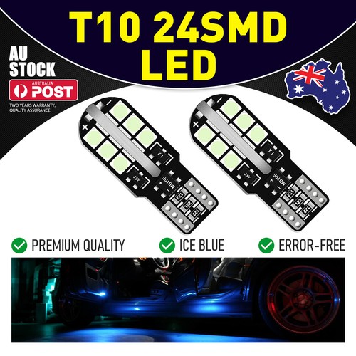 T10 LED Car Side Wedge MODIGT Light Bulbs 6000K Super Bright ICEBlue3030 168 194
