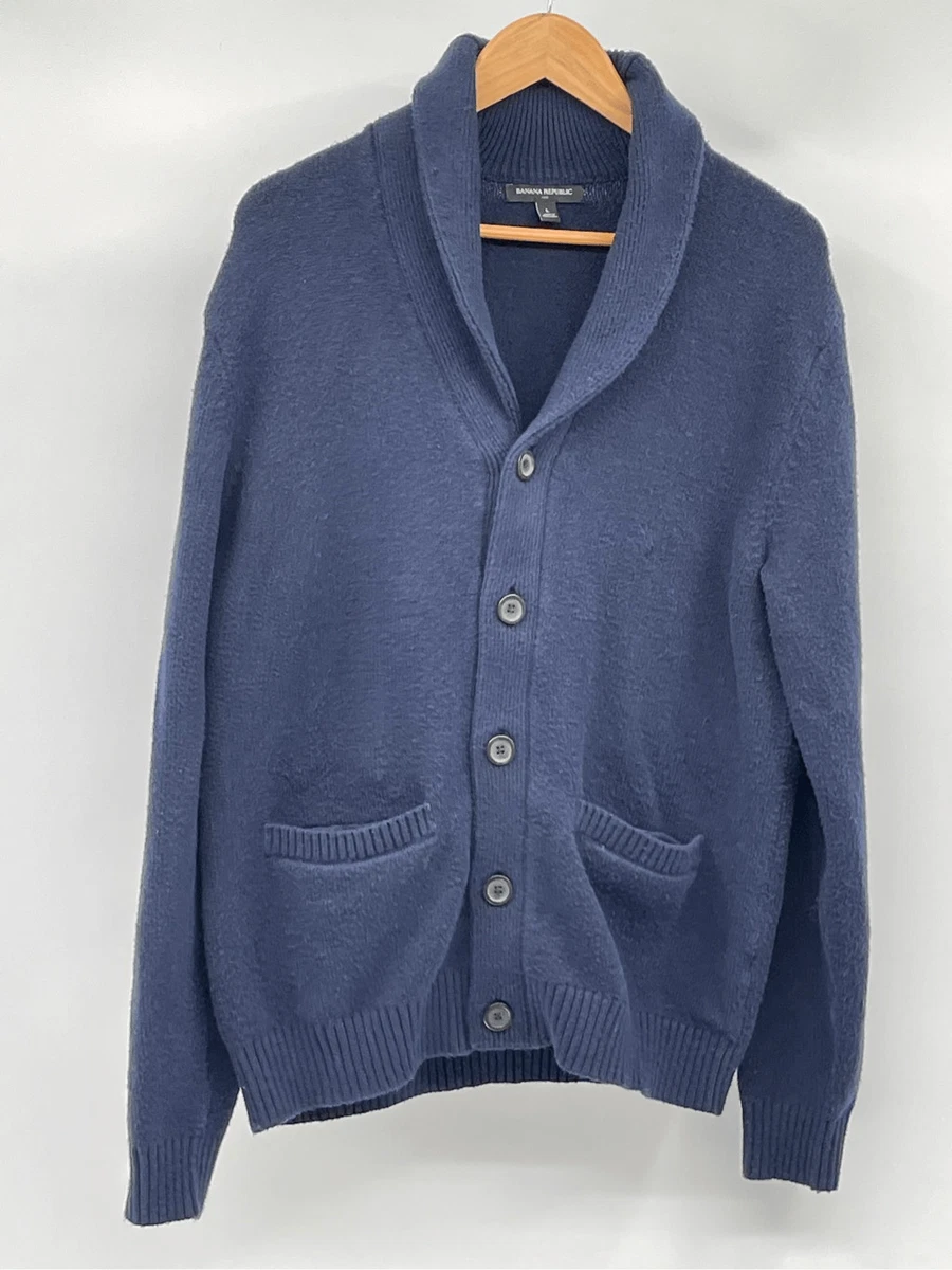 Mens shawl collar sweater hotsell banana republic