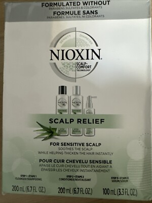 Nioxin Scalp Relief Kit - For Sensitive Scalp - Step 1, 2, 3