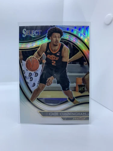2021-22 Panini Chronicles Draft Cade Cunningham Select Silver Prizm Rookie #276