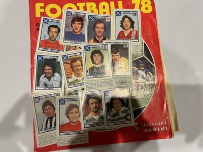 SIGNIERTER PANINI 1978 STICKER SCHOTTISCH PL - GEBRAUCHT (VG) ALLE ORIGINALS - SIE WÄHLEN