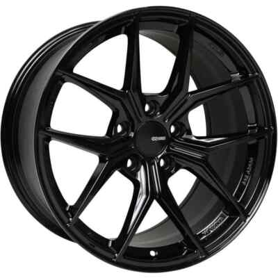 Enkei 529-880-4445BK 18x8 TSR-X Gloss Black Wheel | eBay
