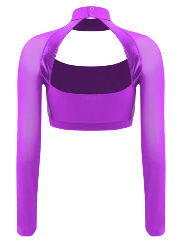 Women Cheer Uniform Tops Night Club Crop Top Rhinestone Cheerleader Costume - Picture 63 of 87