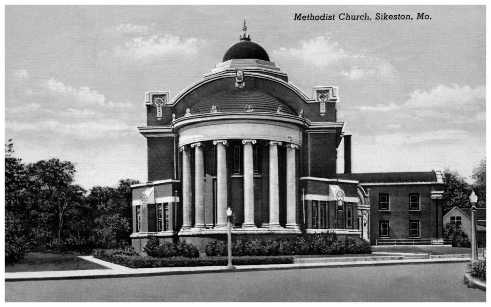 Sikeston Missouri Methodist Church Reprint Postcard 77279 eBay