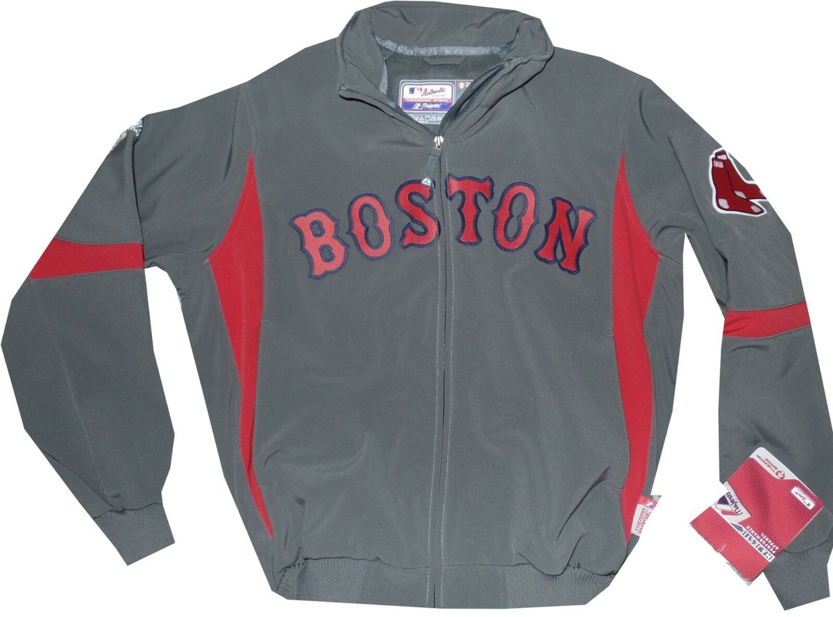 Boston Red Sox Authentic Road Dugout Therma Base Jacket Mens Older 