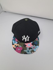 New Era New York Yankees 9FIFTY Black Floral Camo One Size Snapback Hat Cap