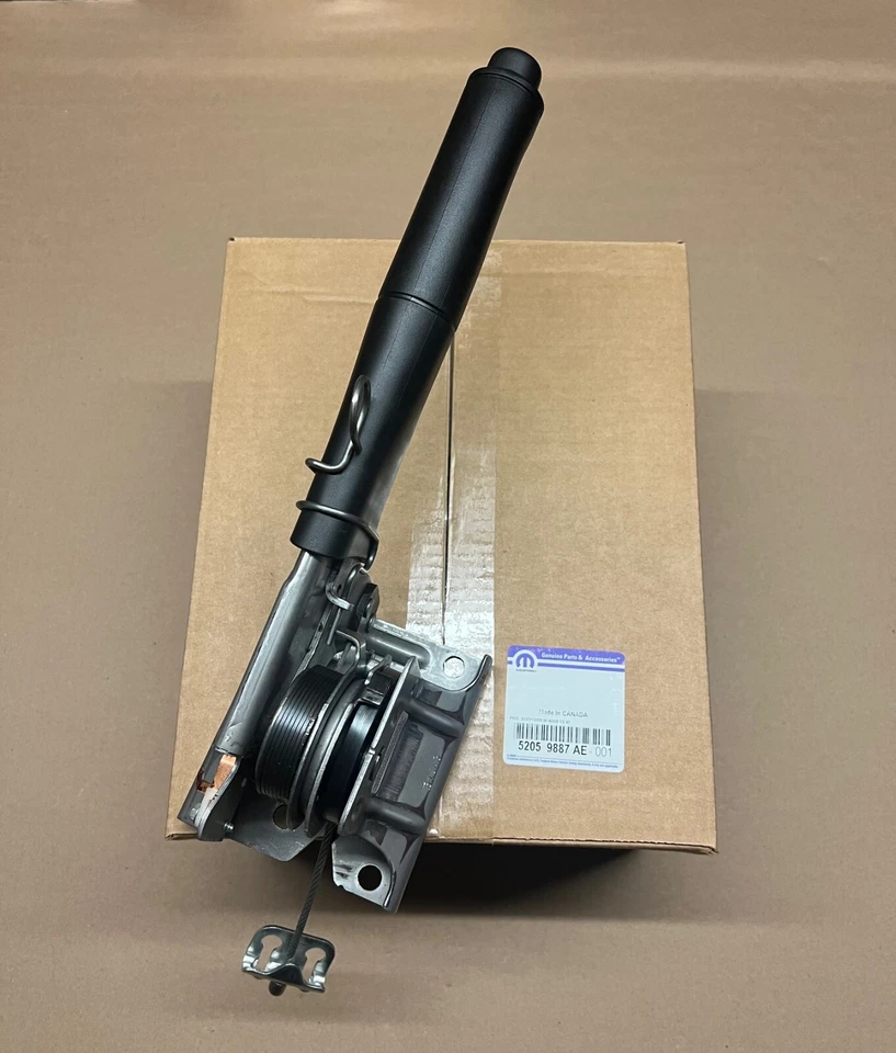 Manija de freno de estacionamiento de emergencia Jeep Wrangler 2007-2010 4 puertas genuino Mopar OEM Foto 4 de 4