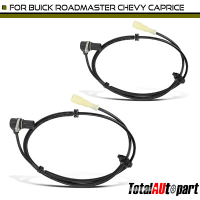 2x ABS Wheel Speed Sensor for Chevy Impala Caprice 1994-1996 Buick Rear ...