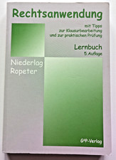 Rechtsanwendung 5. Auflage Tipps zur Klausurv...