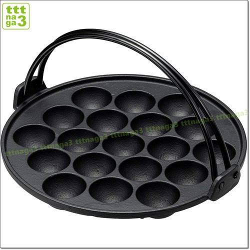 Ishigaki Sangyo Iron Casting Takoyaki Maker Pan 19 Holes New Japan