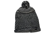 NEFF Youth Boys Johnny Black/White Beanie Knit Hat New