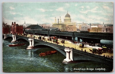 Postcard Blackfriars Bridge London B248