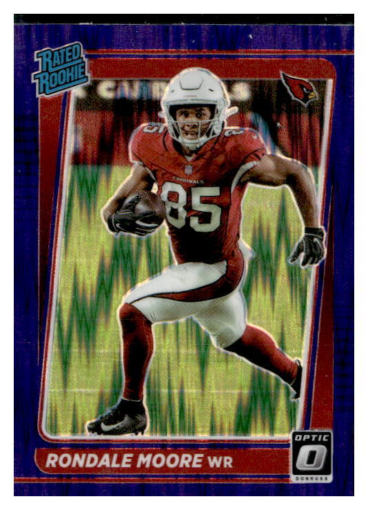 2021 Donruss Optic #217 Rondale Moore Purple Shock