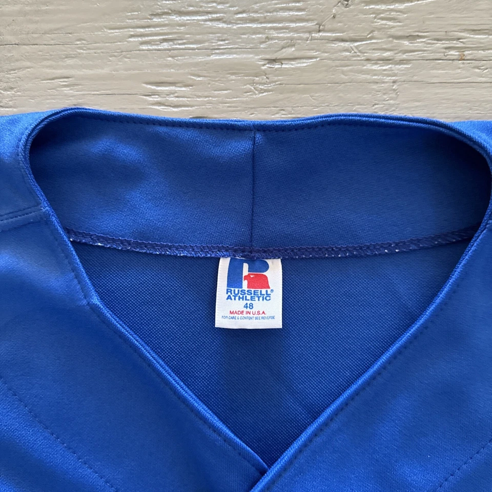 Vintage 90s MLB Russell Athletic Diamond Collection Chicago Cubs Jersey sz 48 - Image 4 of 4