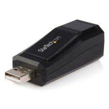 Image of StarTech Compact USB 2.0 to 10/100 Mbps Ethernet Network Adapter - Black