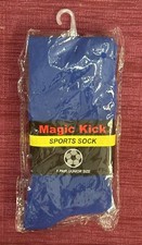 Soccer Socks Magic Kick For Kids/Youth/Junior Size Royal Blue Colors Available