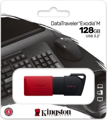 Kingston USB Stick 128GB DataTraveler Exodia DTX/M 128 GB USB-A 3.2