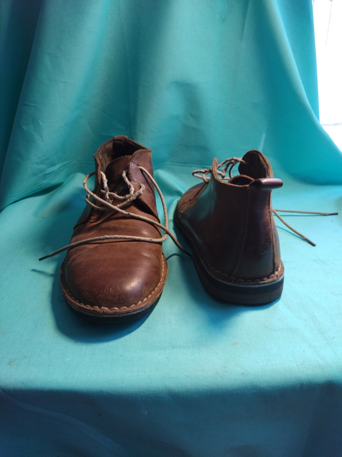 Target Leather Chukka Ankle Men Boots Size 10 Brown eBay