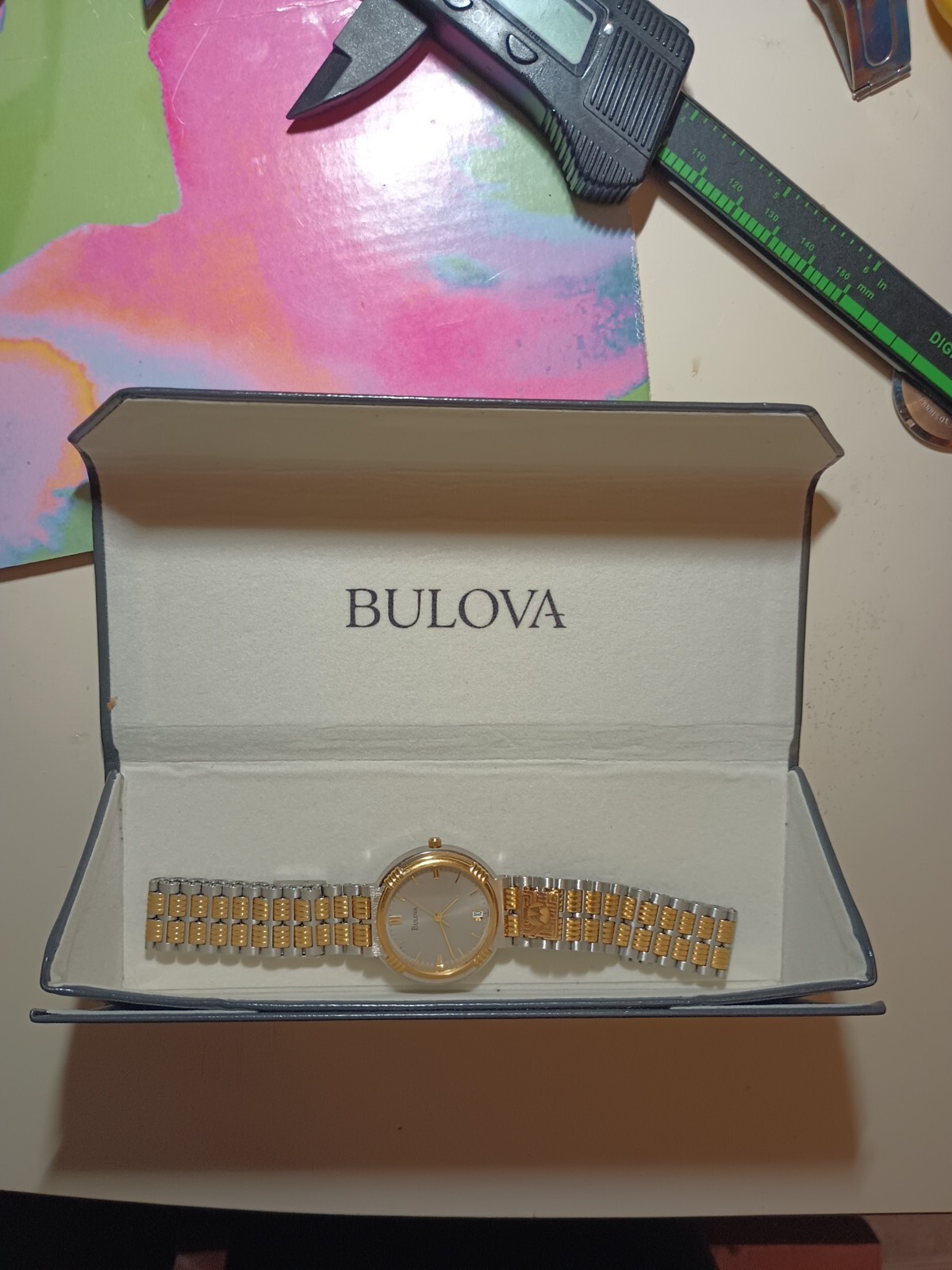 Bulova Women's Quartz Calendar Gold And Silver Tone Watch 32MM eBay