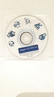 Adaptec EZ-SCSI Version 4.0 For Windows 3.1 95 Software CD-ROM P/N 1601500