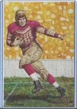 Rare 1993 John "Paddy" Driscoll "Artist Proof" Goal Line Art Postcard - Unsigned
