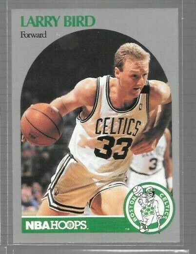 1990-91 Hoops Larry Bird #39 Celtics