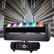6X40W RGBW 4In1 Pixel DJ Stage Lights Beam Wash Strobe Moving Head Bar Light