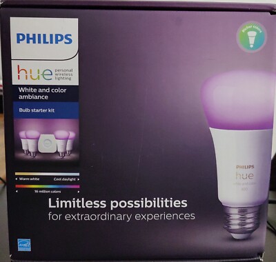 Philips Hue Ambiance A19 Starter Kit - White and Color