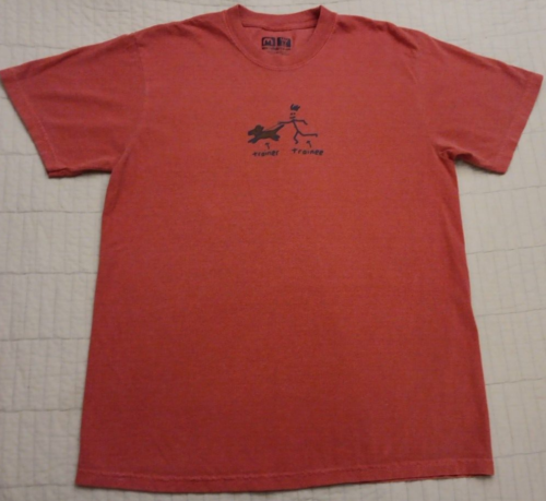 Unisex Med Roth Shirt Co Red Dog Training Graphic T Shirt - Afbeelding 1 van 7