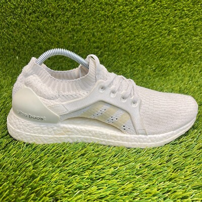 Adidas Ultraboost X Womens Size 9.5 White Athletic Walking Running Shoes Sneaker
