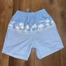 Vtg 80s Beach Shorts Mens Medium Hawaii Jams Surf Swim trunks 1980s NOS
