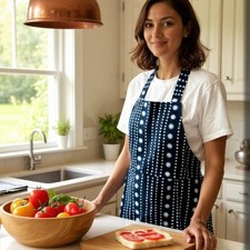 African Heritage Apron   Ankara Print for Home Chefs