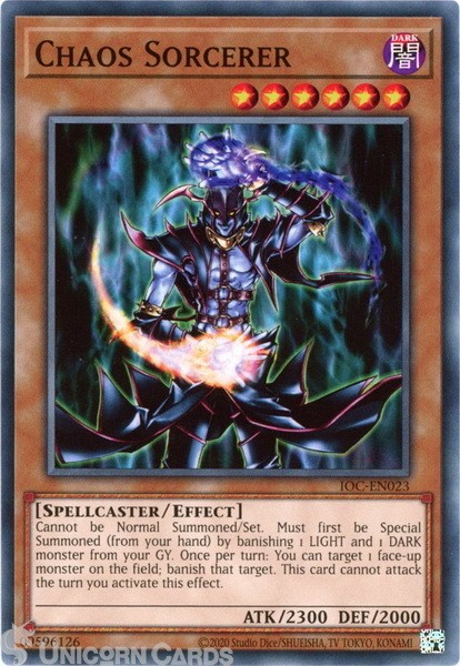 IOC-EN023 Chaos Sorcerer :: Common 25th Anniversary Edition Mint YuGiOh Card
