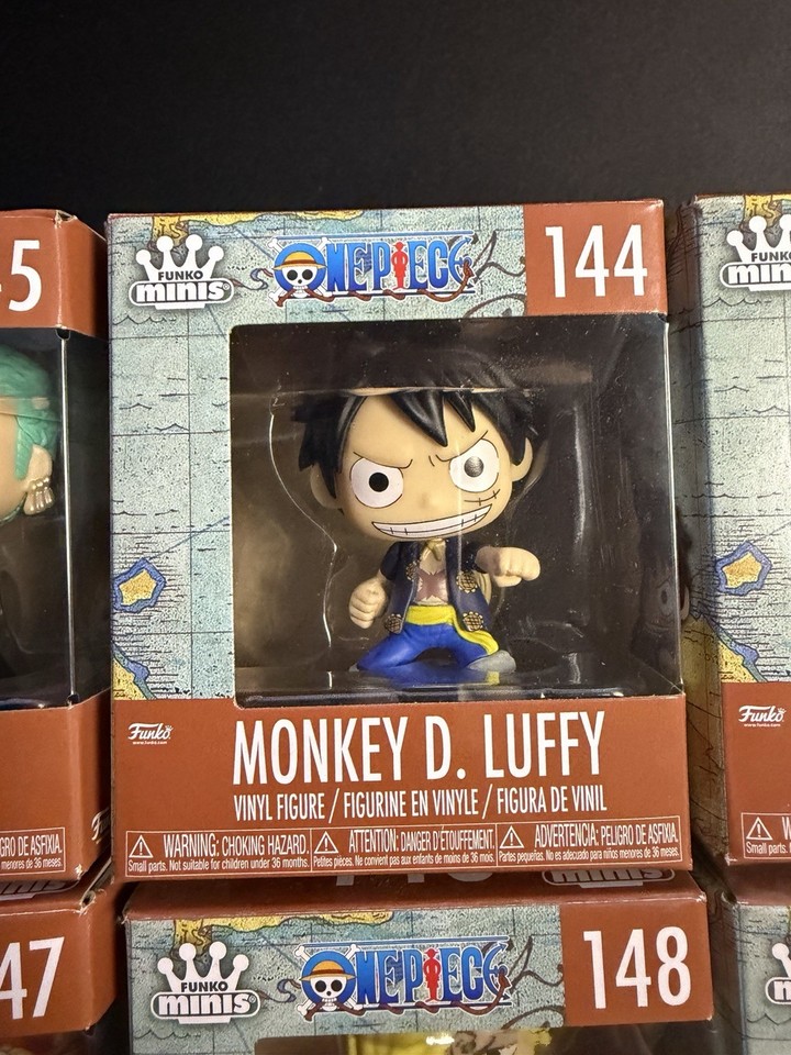 Funko Minis One Piece Complete Set of 8 - Anime Lot Chopper Luffy Brook ...