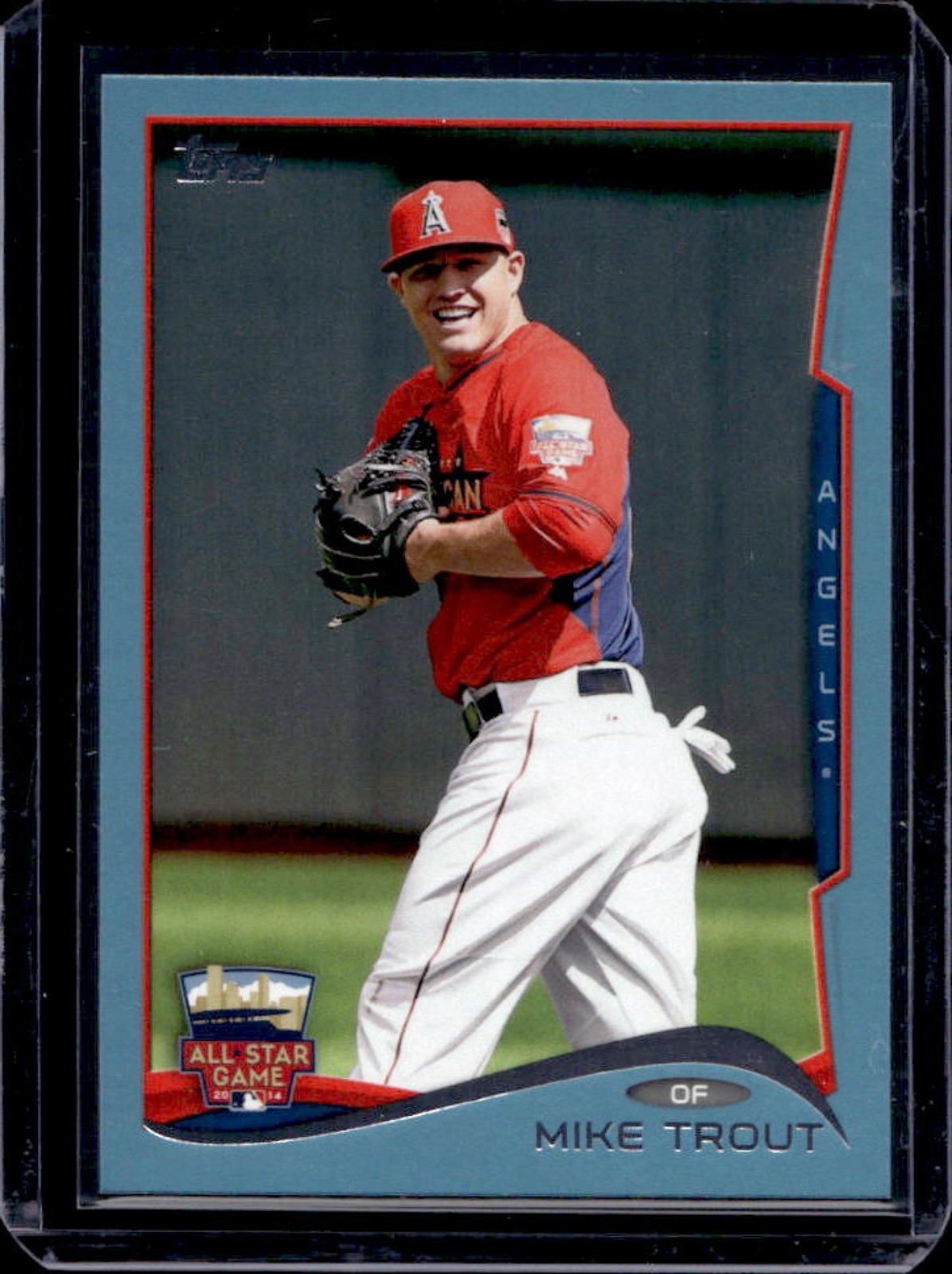 2014 Topps Update Mike Trout Walmart Blue Border #US-54 Angels