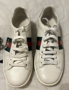 Gucci Ace White Sneaker Green/Red Stripe Bee Detail Style