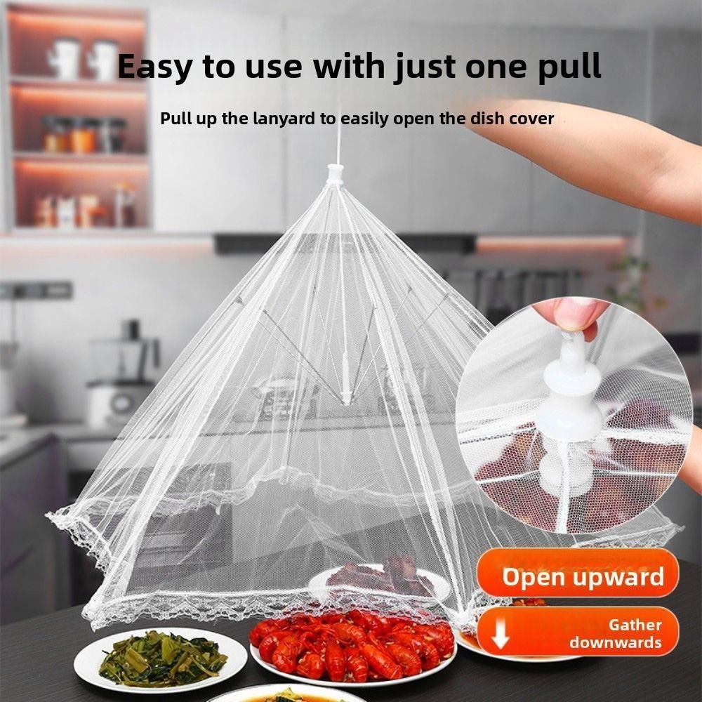 1PC Dining table cover vegetable cover home foldable table cover new dust