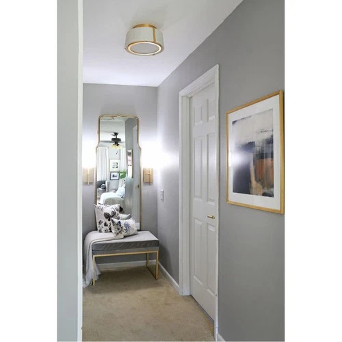 Crystorama FUL-903-GA Fulton Semi-Flush Mount Antique Gold - Picture 8 of 9