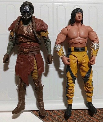 2x LOOSE ACTION FIGURES McFarlane Toys Mortal Kombat 11 Liu Kang & KABAL MK11