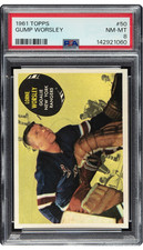 1961 Topps Gump Worsley #50 PSA 8 NM-MT