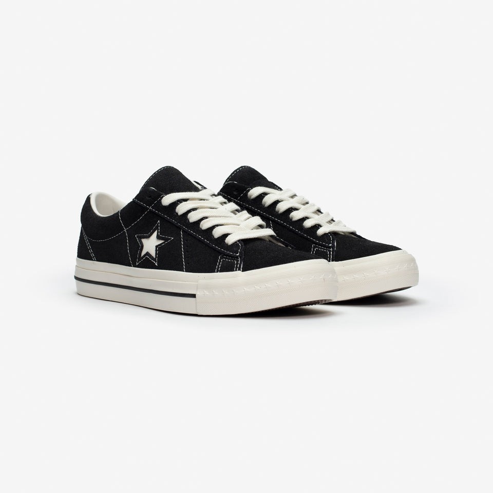 UNISEX CONVERSE ONE STAR 95 OX BLACK/VINTAGE WHITE A14711C-001