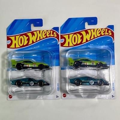 ヴィジョン　ホットトイズ 2.0 Hot Wheels 2025 GT Scorcher Lime Green & 1967 Ford GT 40 1:64 2