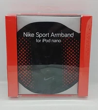 Nike Sport Armband for Apple iPod Nano, 1-5 GEN., Black & Red, MSRP $29.00 NEW