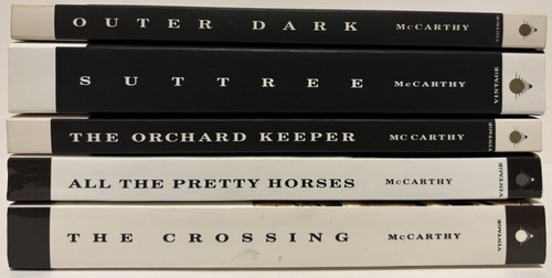Lot 5 Cormac McCarthy Vintage Paperback Books Outer Dark Suttree Orchard Keeper