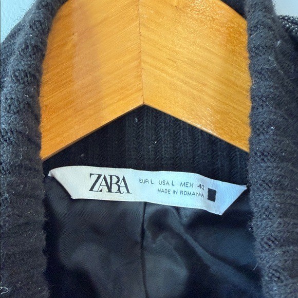 ZARA Men's Large Removable Collar Coat thumbnail 7